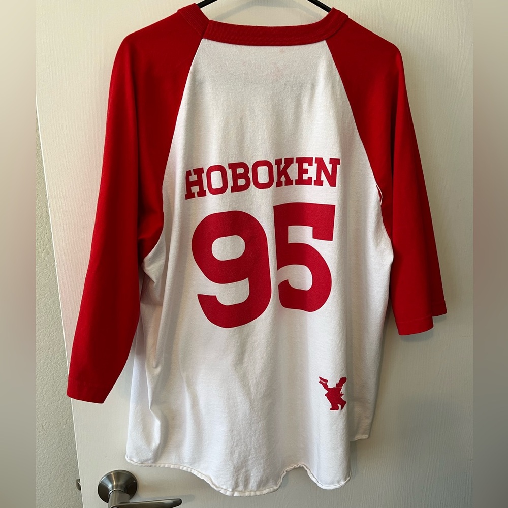 Red and White Kids Raglan Shirt - Picture 7 of 9
